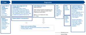 Suspected head and neck cancer diagnostics flow chart