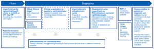 Suspected retinoblastoma in children diagnostics flow chart