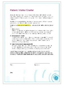 patient charter template