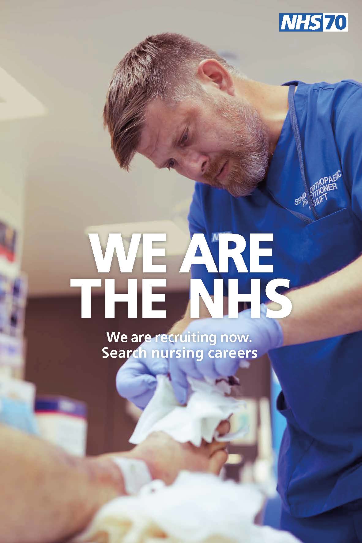 Bespoke lock up campaign example - NHS70