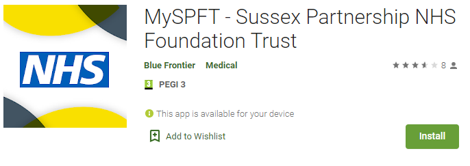 Sussex Partnership NHS Foundation app
