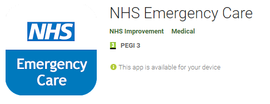 Emergency care app