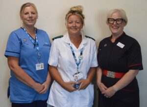 At Doncaster and Bassetlaw Teaching Hospitals NHS Foundation Trust Lauren Lawton, Child Death Family Support Worker (centre), provides exceptional support to families who have experienced the loss of a child.