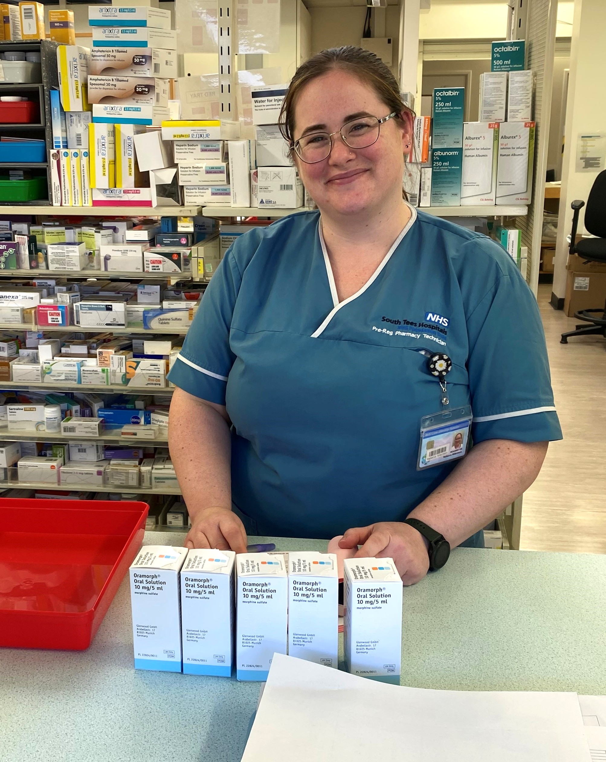 Rebecca Wilkinson is also a Pre-Registration Pharmacy Technician at South Tees Hospitals NHS