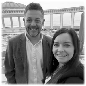 Alex Parker and Age UK North Yorkshire Coast & Moors chair Jenny Crowther.
