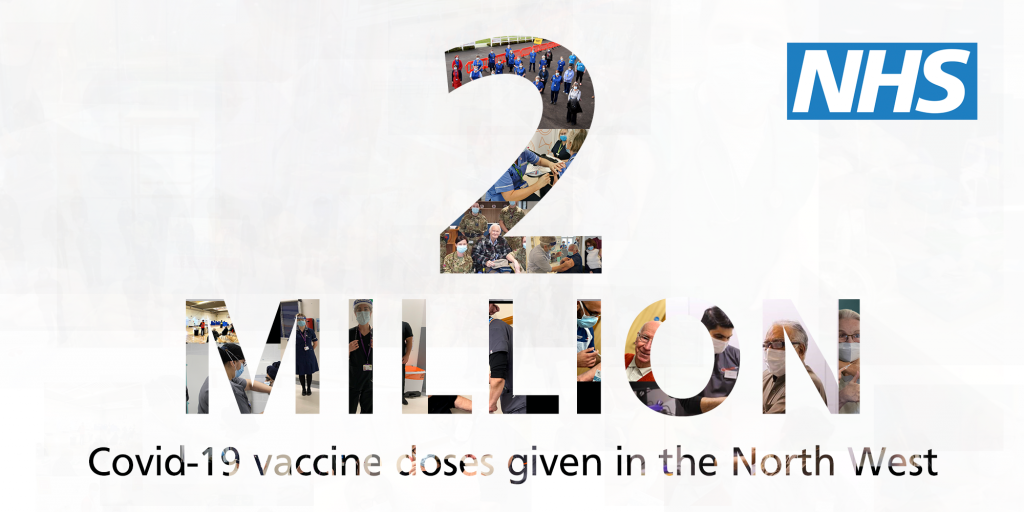 Two million vaccines given in the North West