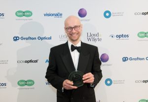 Steve Clarke with his AOP award