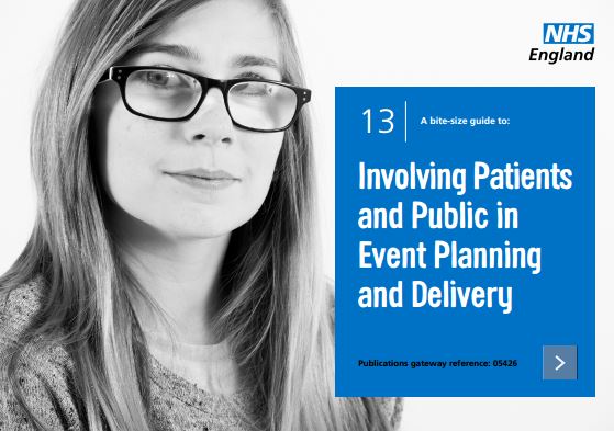 Bite-size guide 13: Involving Patients and Public in Event Planning and Delivery