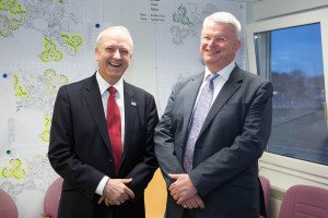 Sir Bruce Keogh and David Evans