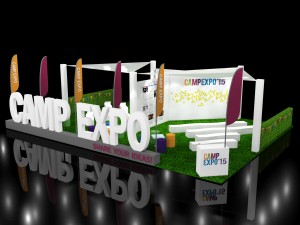 Visual design of Camp Expo