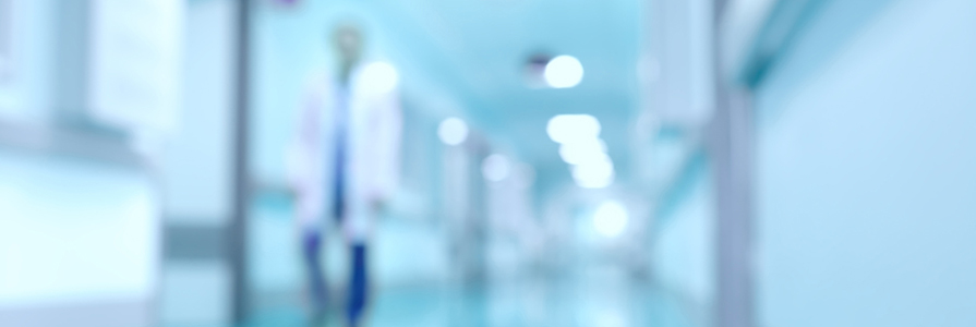 A hospital corridor