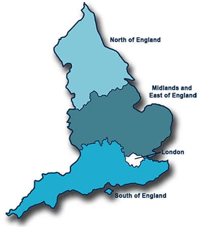 Nhs Region Map