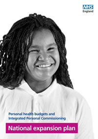 National expansion plan for personal health budgets and Integrated Personal Commissioning