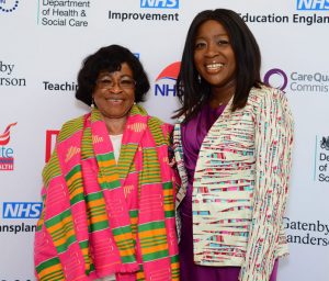 Retired nurse Beatrice Akyeampong, who was recognised alongside her daughter, Dr Vanessa Apea, a sexual health consultant, for their tireless work to improve health inequalities.