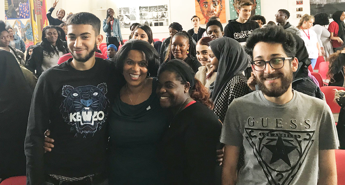 Yvonne Coghill at St Charles Sixth Form College