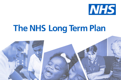 The front cover of the NHS Long Term Plan