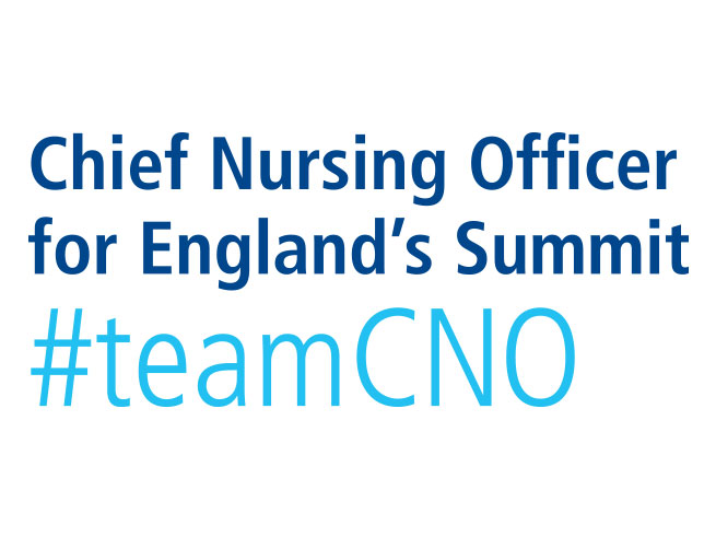 Chief Nursing Officer for England's Summit #teamCNO