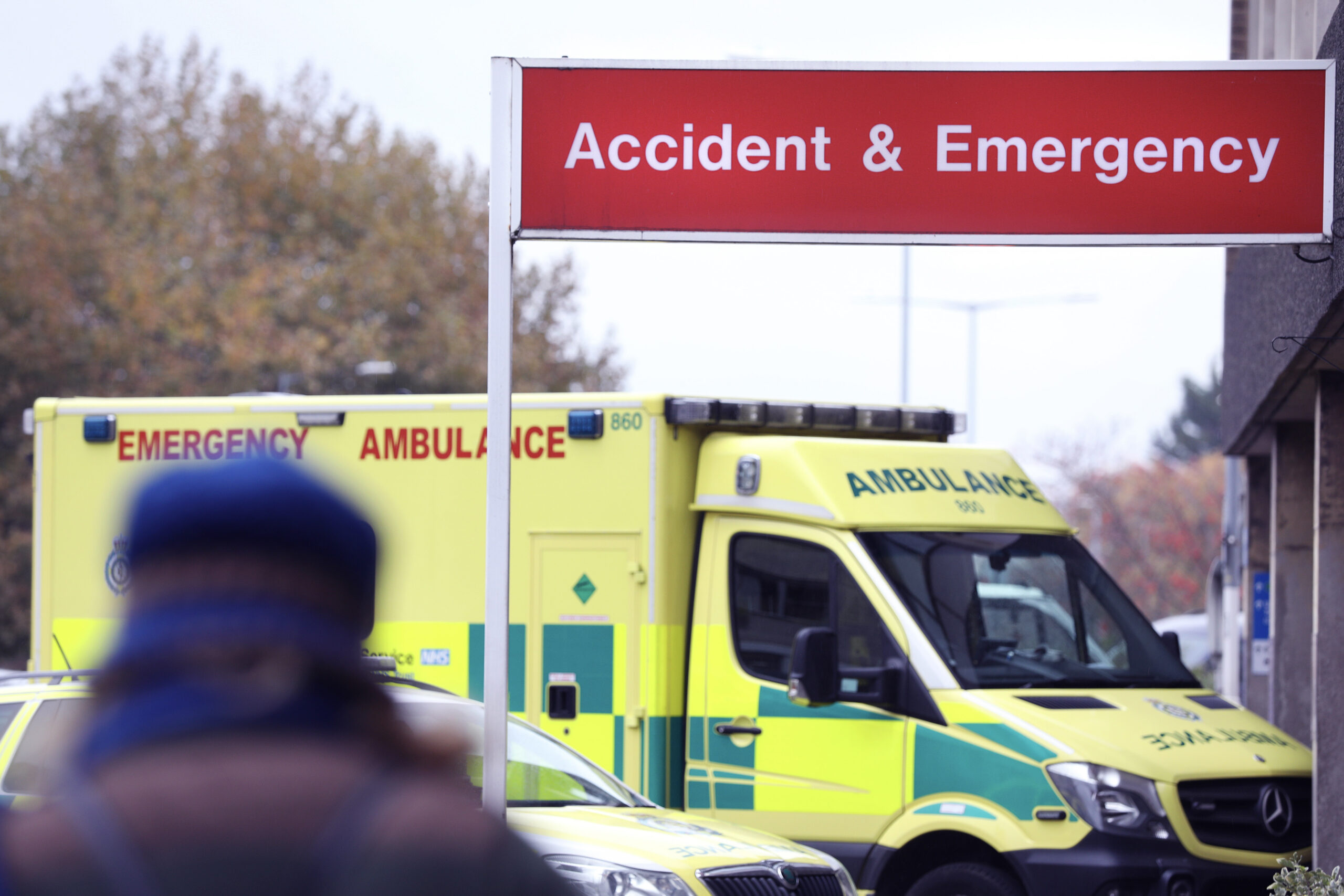 Picture of an ambulance and an Accident and Emergency sign
