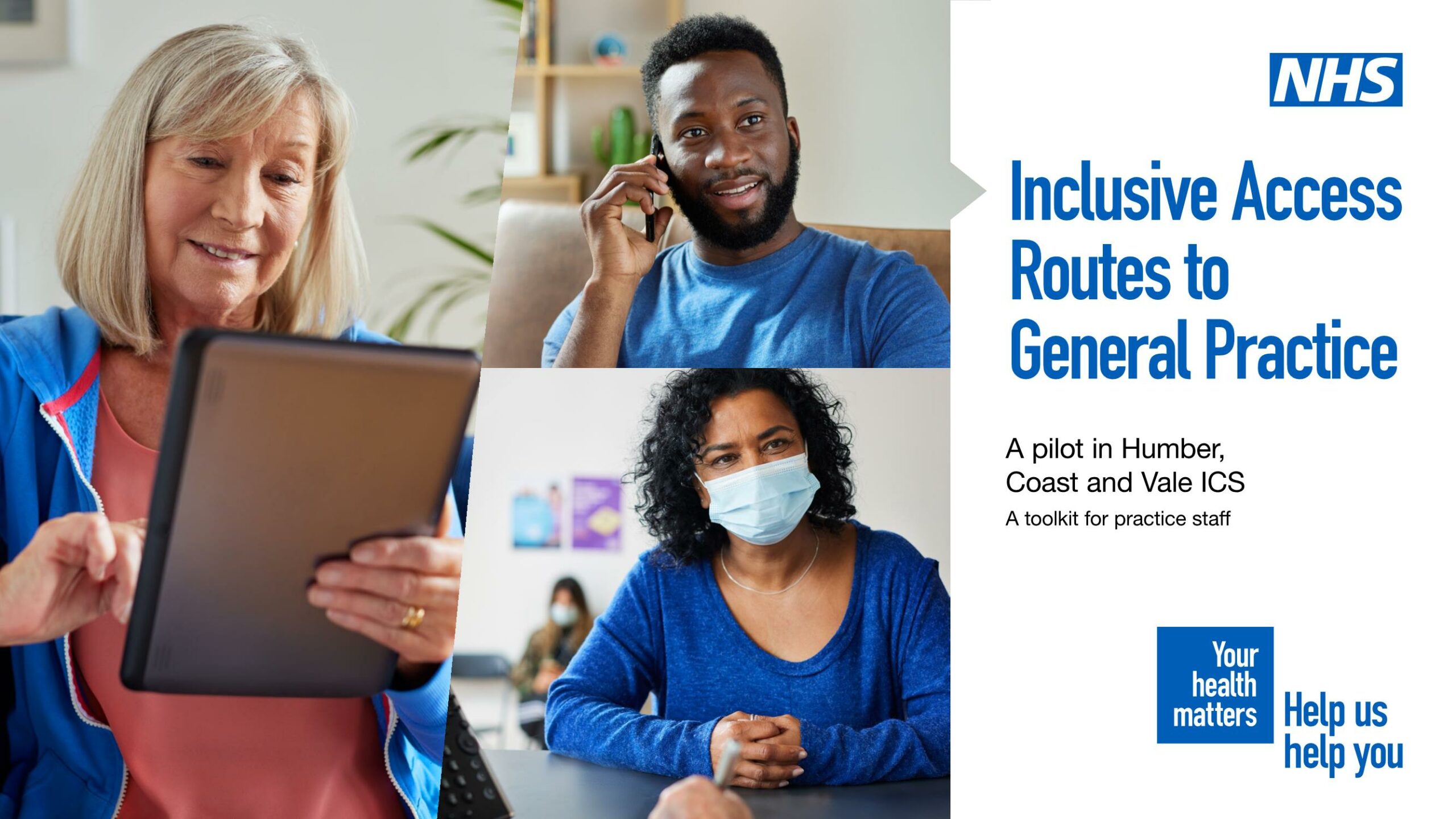 Shows front cover of toolkit guidance manual for staff.