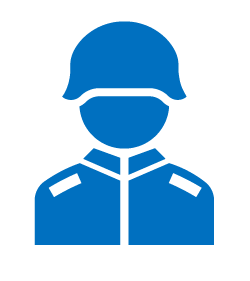 Image of armed forces personnel.