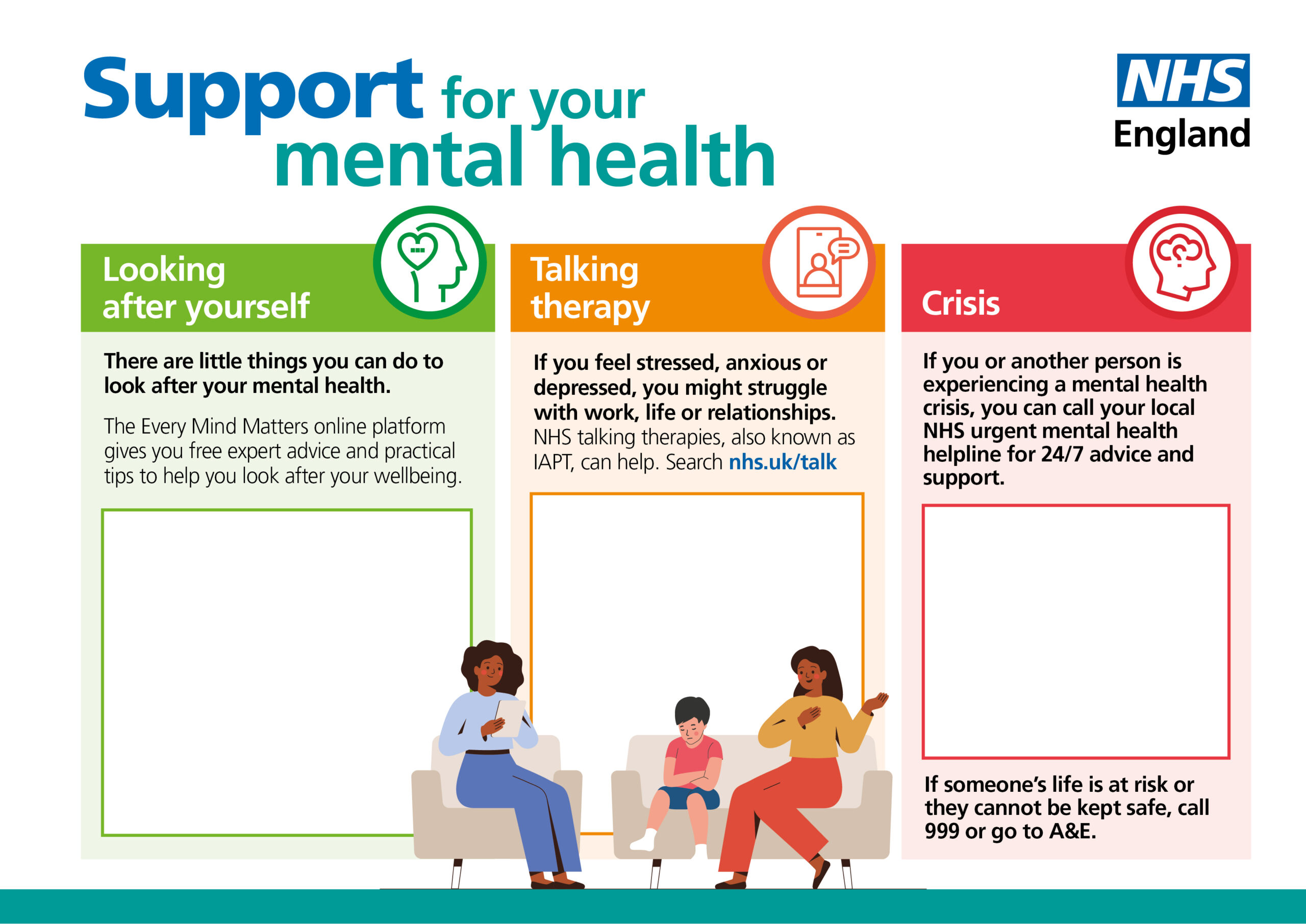 NHS England Going Further For Winter Mental Health Supporting Resources