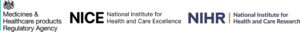 MHRA Medicines & Healthcare products Regulatory Agency, NICE National Institute for Health and Care Excellence, NIHR National Institute for Health and Care Research