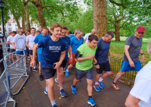 NHS park run - a group of runners