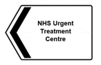 Sign to urgent treatment centres based at non-hospital sites