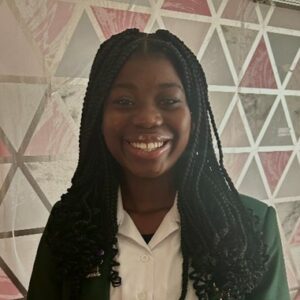 A profile photo of young board member Jocelyn.